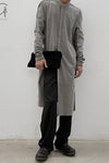 BORIS BIDJAN SABERI Midi Shirt SS22 SHIRT2 F1505F+F035 Charcoal Grey